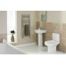 Compact Close Coupled Toilet Including Soft Close Seat 